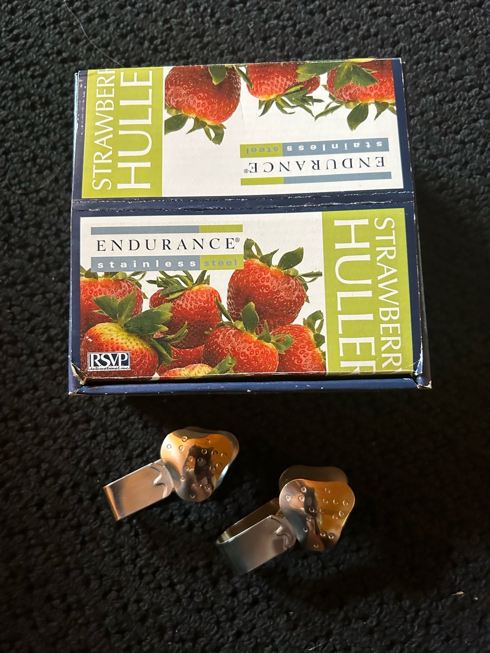 ENDURANCE Stainless Steel Strawberry 🍓🍓🍓Huller - Silver
